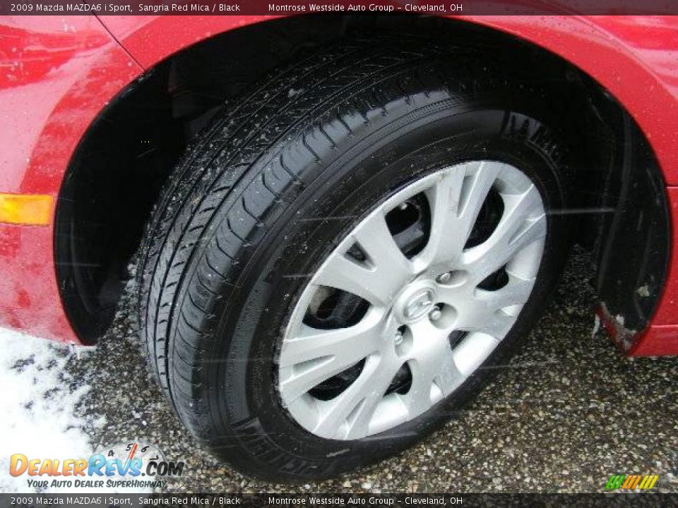 2009 Mazda MAZDA6 i Sport Sangria Red Mica / Black Photo #28