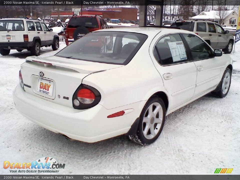2000 Nissan Maxima SE Icelandic Pearl / Black Photo #4