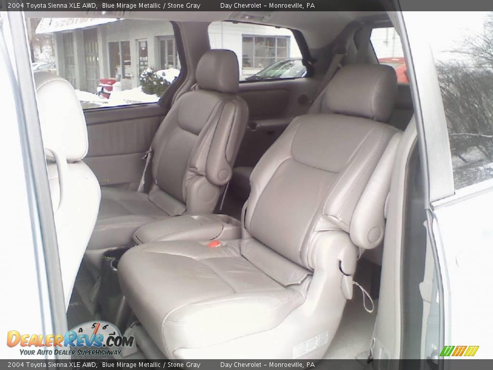 2004 Toyota Sienna XLE AWD Blue Mirage Metallic / Stone Gray Photo #6