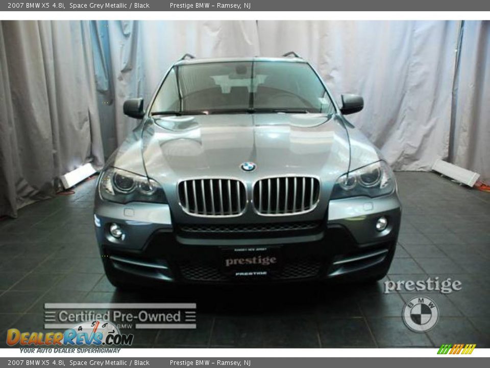 2007 BMW X5 4.8i Space Grey Metallic / Black Photo #5