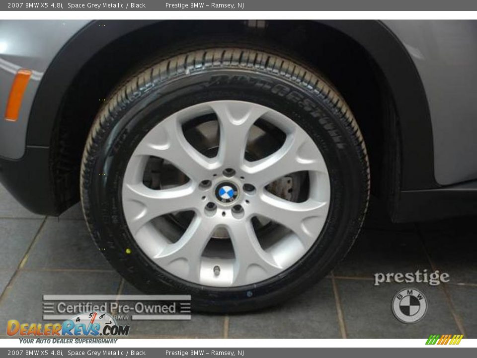 2007 BMW X5 4.8i Space Grey Metallic / Black Photo #7