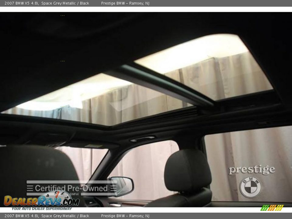 2007 BMW X5 4.8i Space Grey Metallic / Black Photo #11