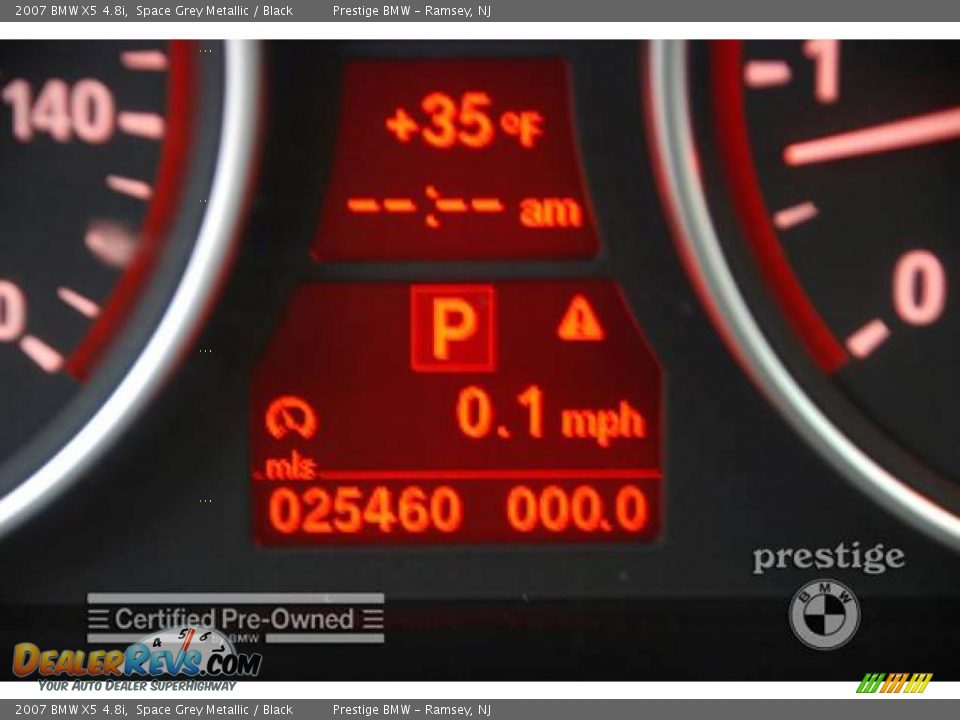 2007 BMW X5 4.8i Space Grey Metallic / Black Photo #13