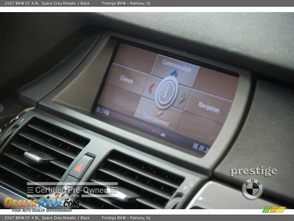 2007 BMW X5 4.8i Space Grey Metallic / Black Photo #15