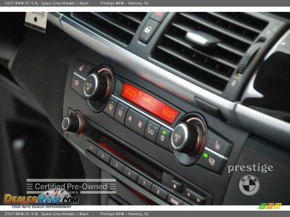 2007 BMW X5 4.8i Space Grey Metallic / Black Photo #16