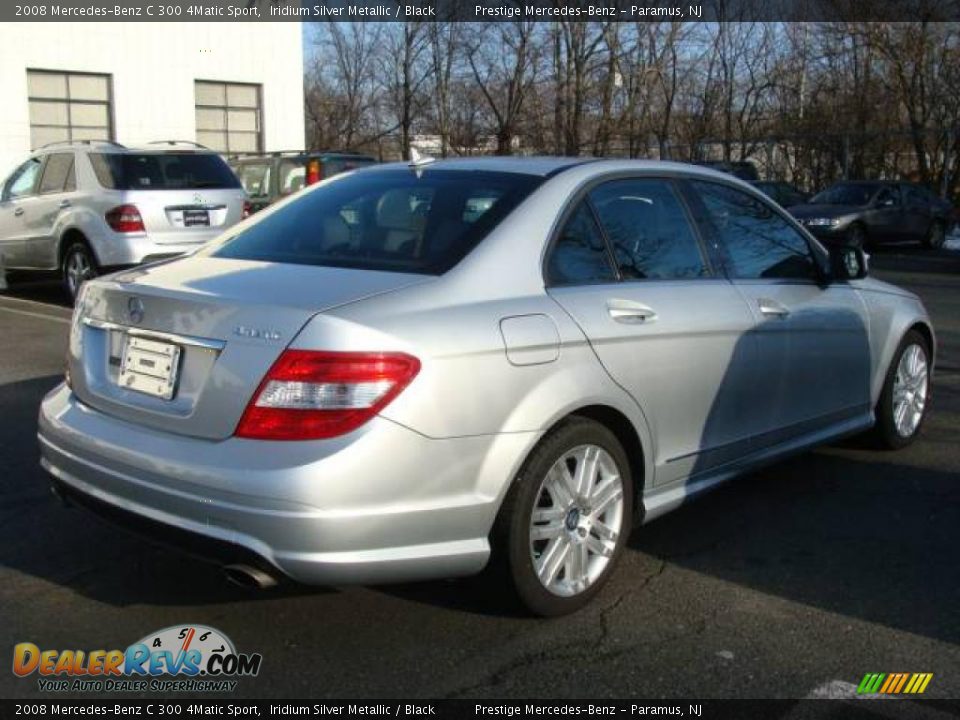2008 Mercedes-Benz C 300 4Matic Sport Iridium Silver Metallic / Black Photo #4