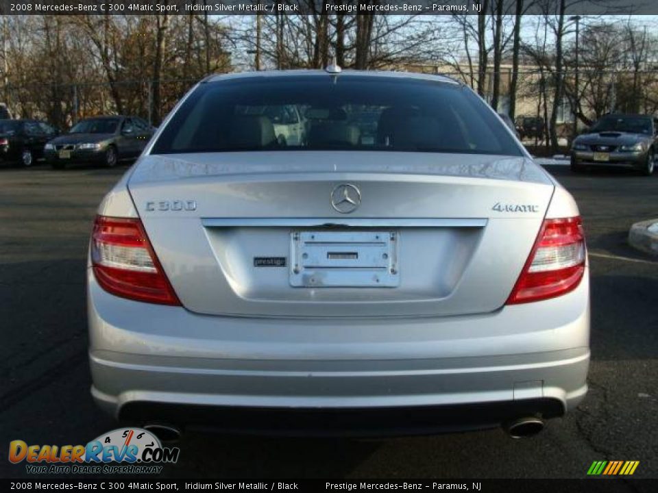 2008 Mercedes-Benz C 300 4Matic Sport Iridium Silver Metallic / Black Photo #5