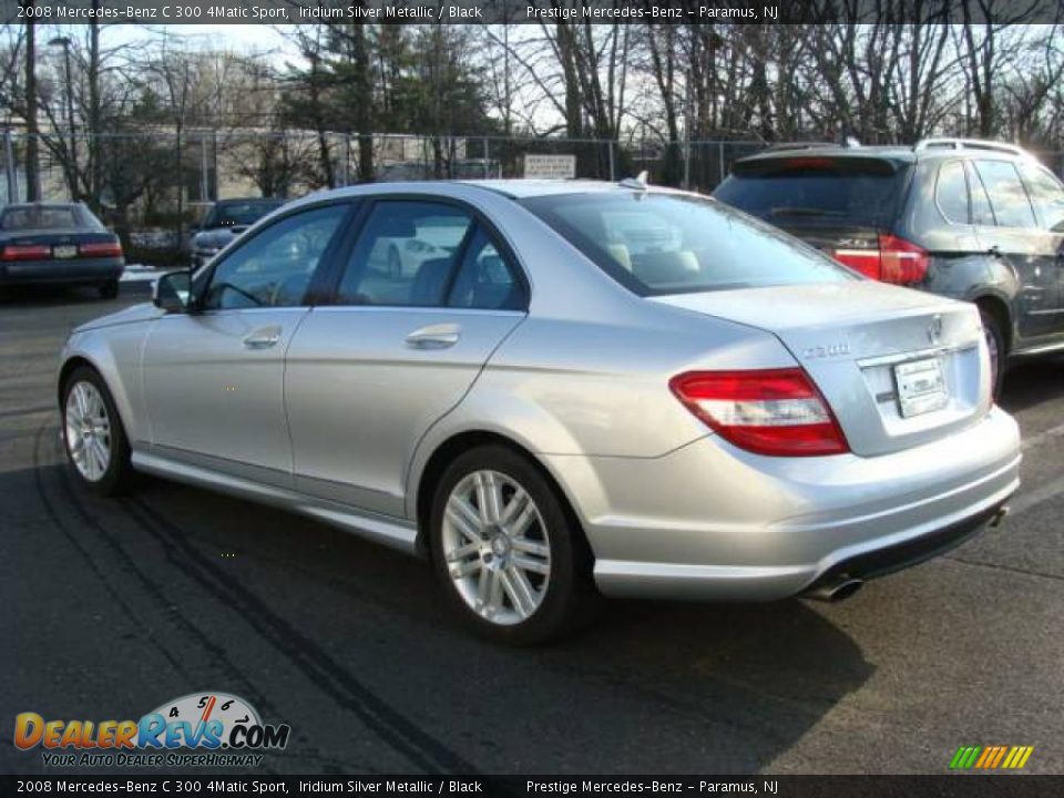 2008 Mercedes-Benz C 300 4Matic Sport Iridium Silver Metallic / Black Photo #6