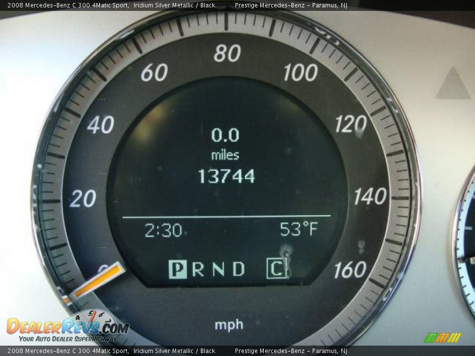 2008 Mercedes-Benz C 300 4Matic Sport Iridium Silver Metallic / Black Photo #11