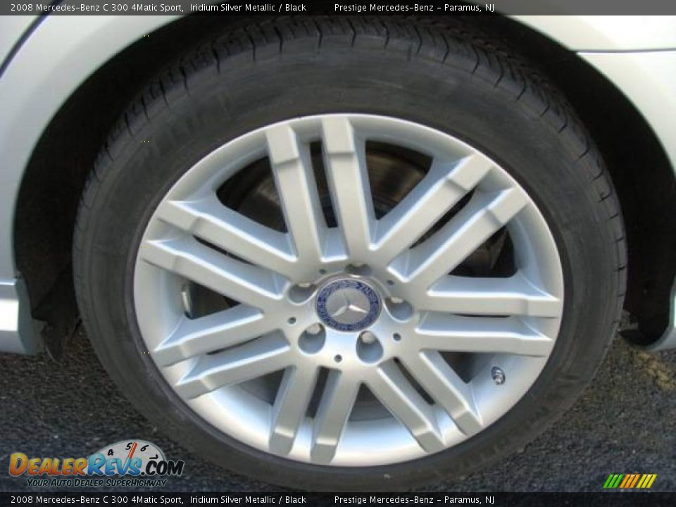 2008 Mercedes-Benz C 300 4Matic Sport Iridium Silver Metallic / Black Photo #15