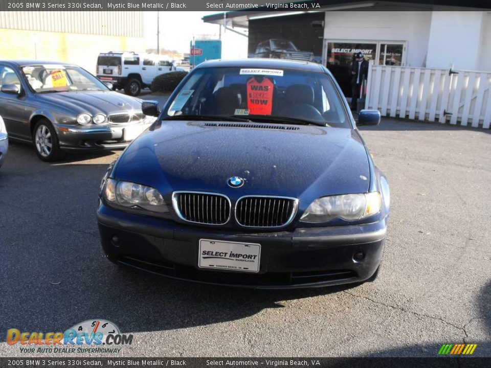 2005 BMW 3 Series 330i Sedan Mystic Blue Metallic / Black Photo #2