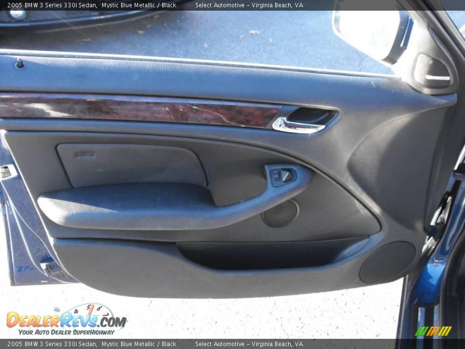 2005 BMW 3 Series 330i Sedan Mystic Blue Metallic / Black Photo #8