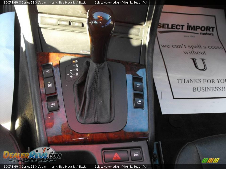 2005 BMW 3 Series 330i Sedan Mystic Blue Metallic / Black Photo #14
