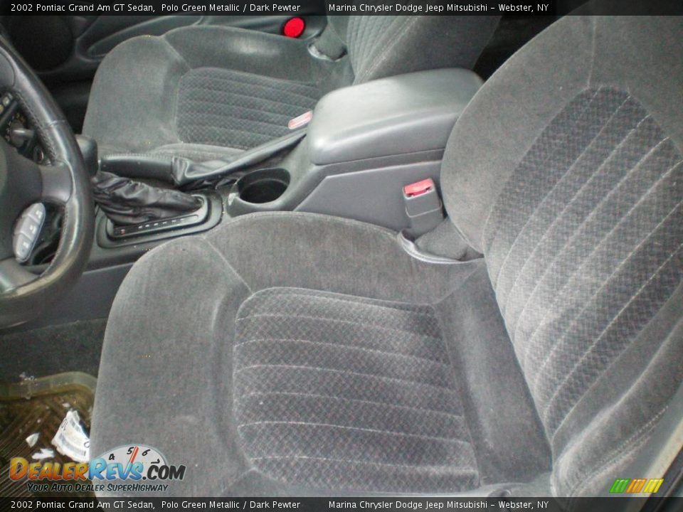 2002 Pontiac Grand Am GT Sedan Polo Green Metallic / Dark Pewter Photo #2
