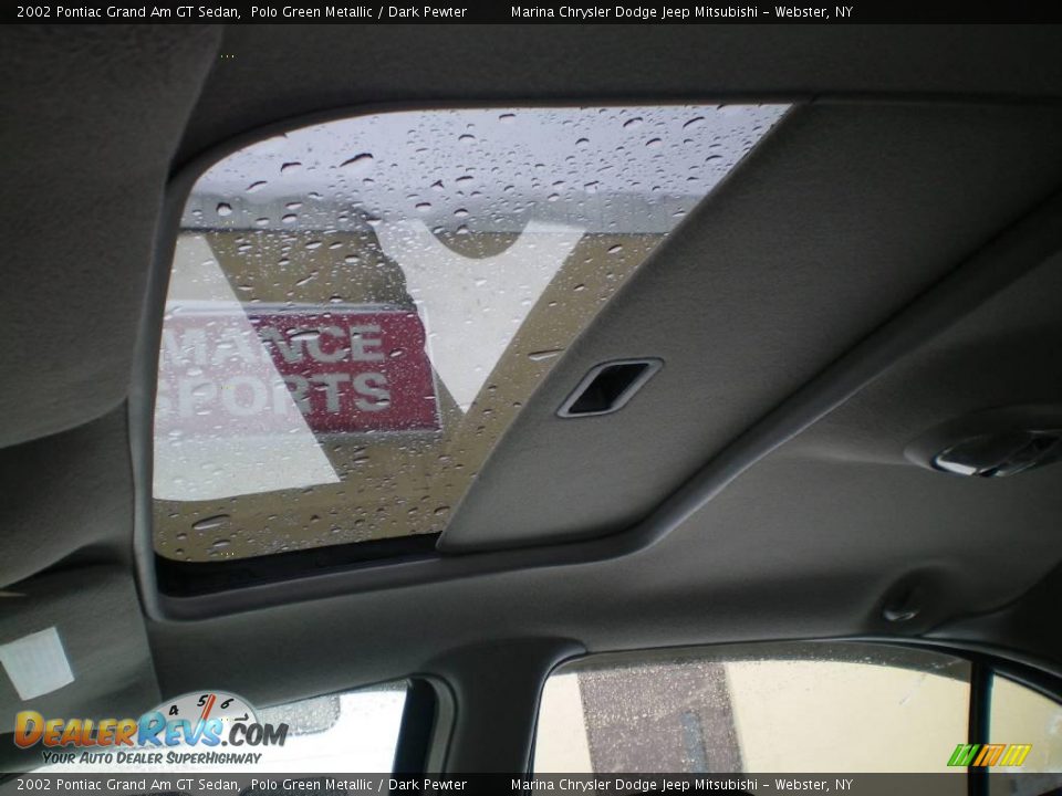 2002 Pontiac Grand Am GT Sedan Polo Green Metallic / Dark Pewter Photo #3