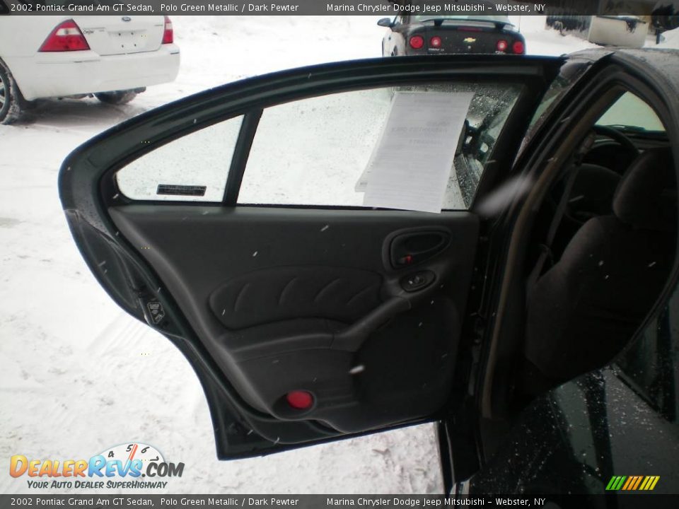 2002 Pontiac Grand Am GT Sedan Polo Green Metallic / Dark Pewter Photo #15