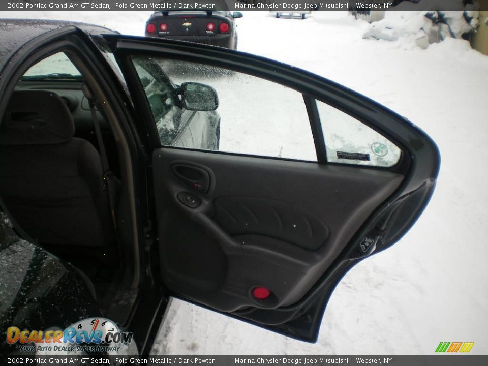 2002 Pontiac Grand Am GT Sedan Polo Green Metallic / Dark Pewter Photo #17