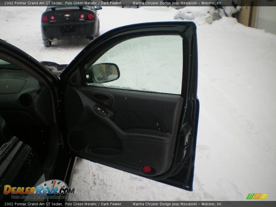 2002 Pontiac Grand Am GT Sedan Polo Green Metallic / Dark Pewter Photo #18