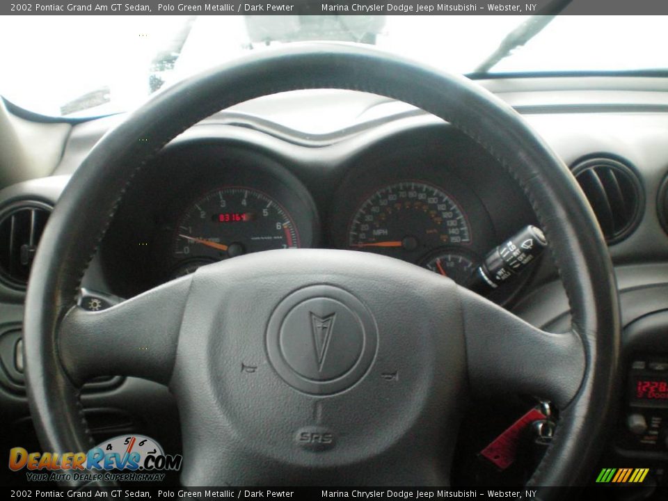 2002 Pontiac Grand Am GT Sedan Polo Green Metallic / Dark Pewter Photo #21