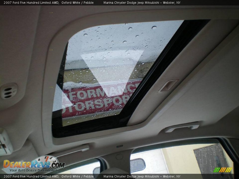 2007 Ford Five Hundred Limited AWD Oxford White / Pebble Photo #3