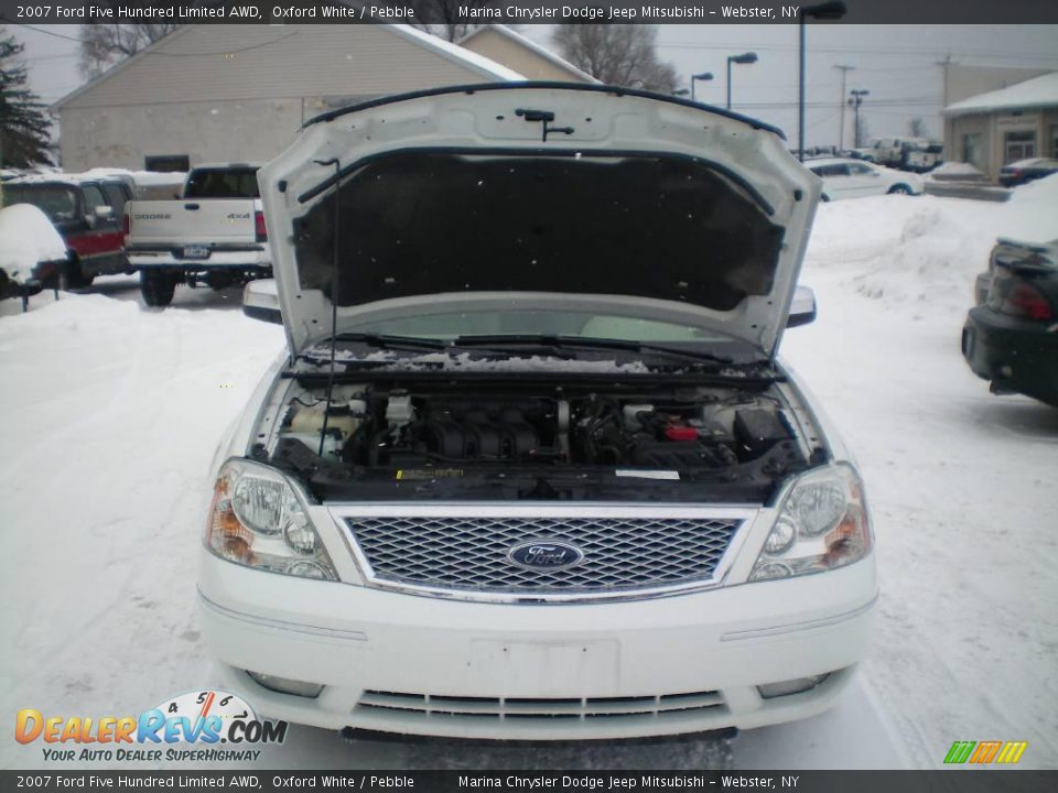 2007 Ford Five Hundred Limited AWD Oxford White / Pebble Photo #13