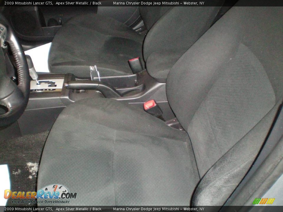 2009 Mitsubishi Lancer GTS Apex Silver Metallic / Black Photo #2