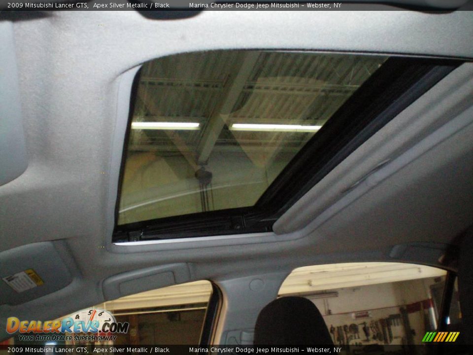 2009 Mitsubishi Lancer GTS Apex Silver Metallic / Black Photo #4