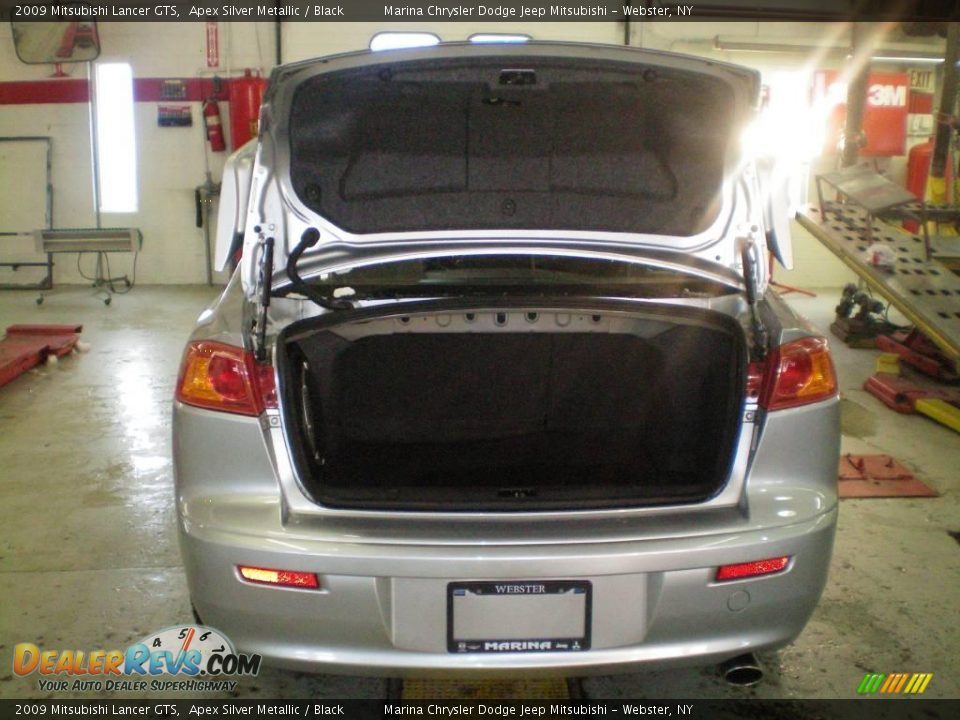 2009 Mitsubishi Lancer GTS Apex Silver Metallic / Black Photo #18