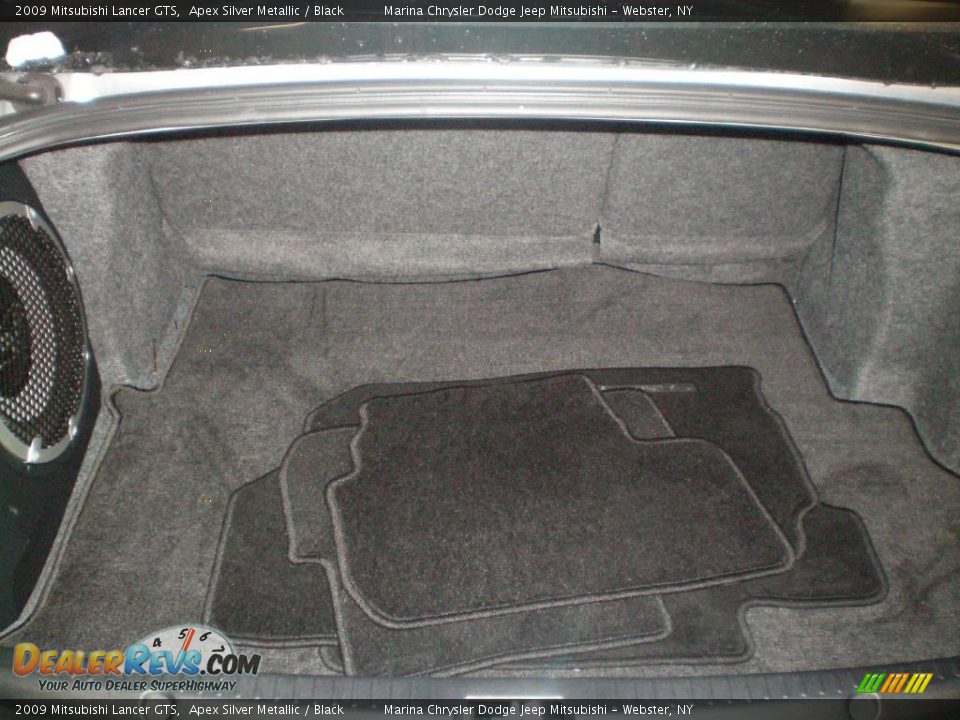 2009 Mitsubishi Lancer GTS Apex Silver Metallic / Black Photo #19