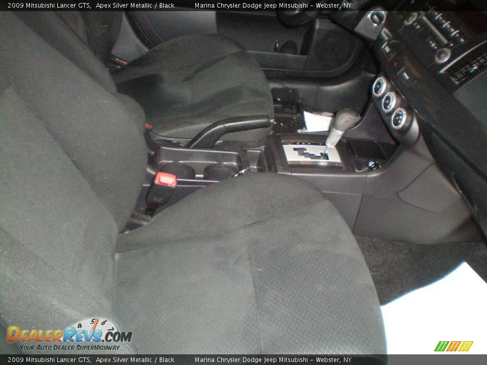 2009 Mitsubishi Lancer GTS Apex Silver Metallic / Black Photo #23