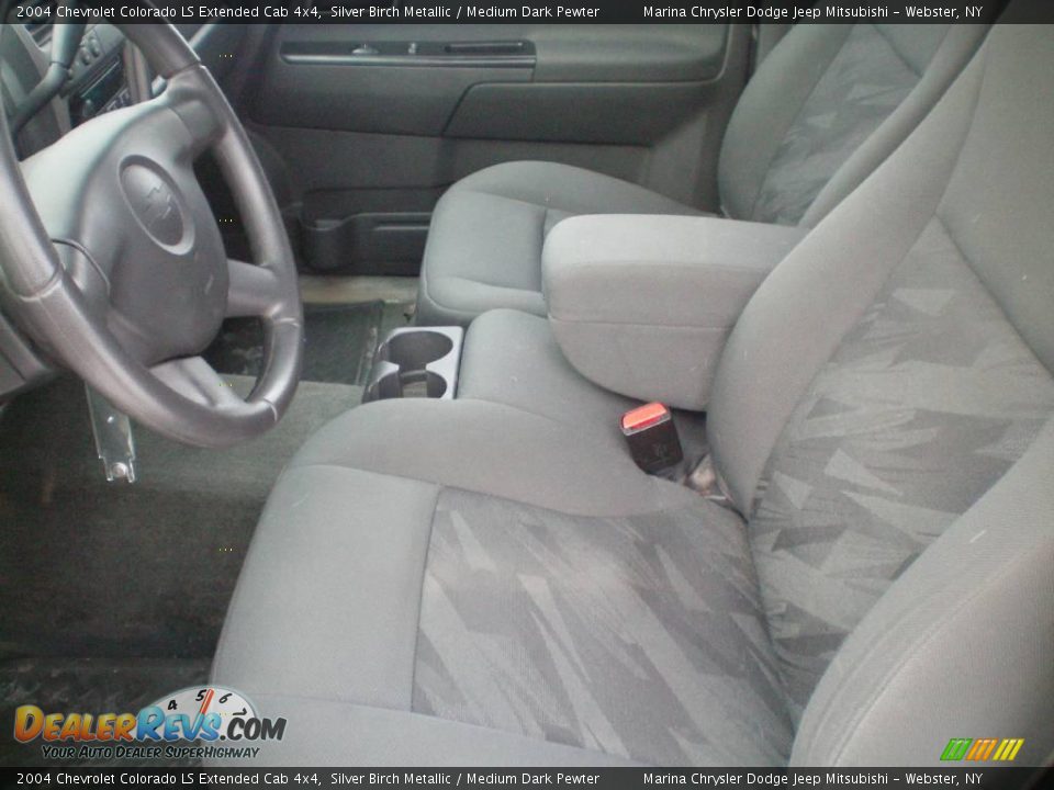 2004 Chevrolet Colorado LS Extended Cab 4x4 Silver Birch Metallic / Medium Dark Pewter Photo #2