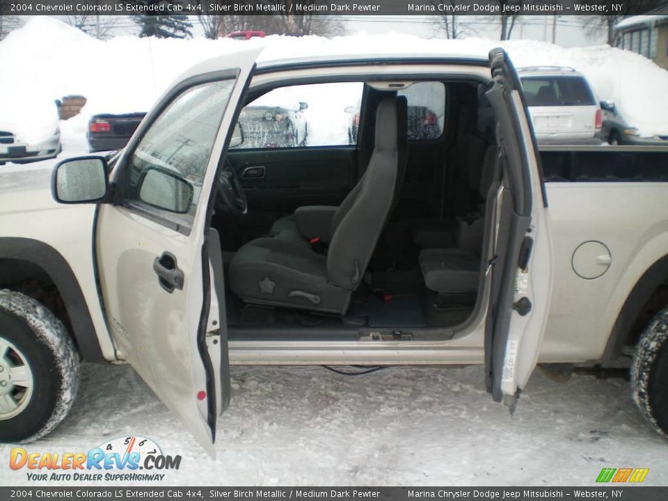 2004 Chevrolet Colorado LS Extended Cab 4x4 Silver Birch Metallic / Medium Dark Pewter Photo #16