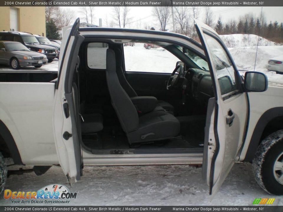 2004 Chevrolet Colorado LS Extended Cab 4x4 Silver Birch Metallic / Medium Dark Pewter Photo #17