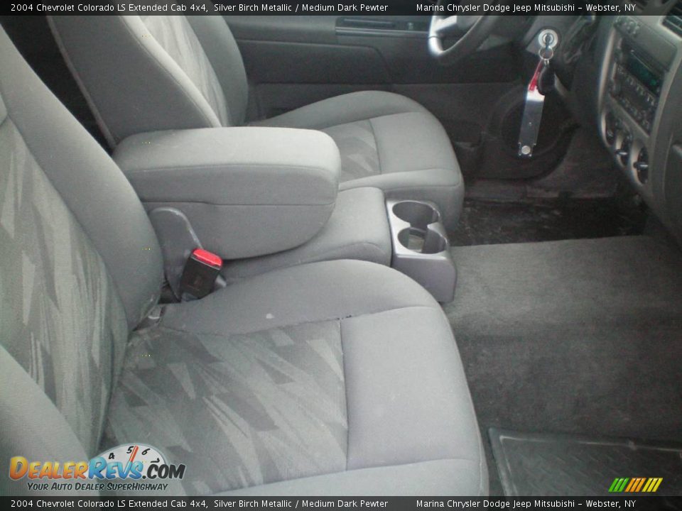 2004 Chevrolet Colorado LS Extended Cab 4x4 Silver Birch Metallic / Medium Dark Pewter Photo #20