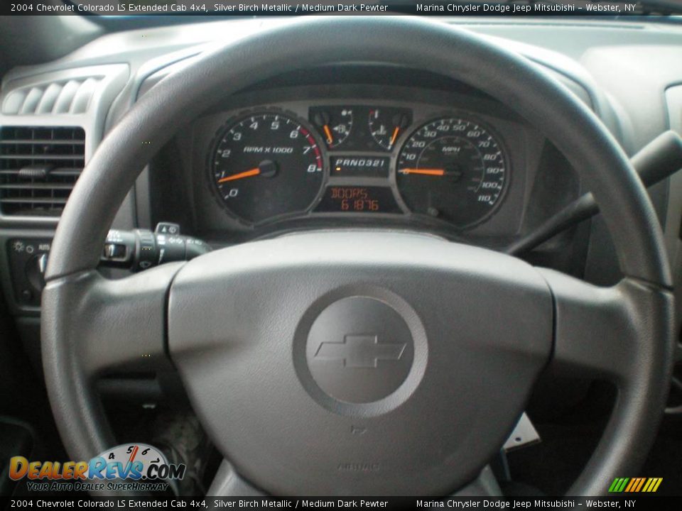 2004 Chevrolet Colorado LS Extended Cab 4x4 Silver Birch Metallic / Medium Dark Pewter Photo #21