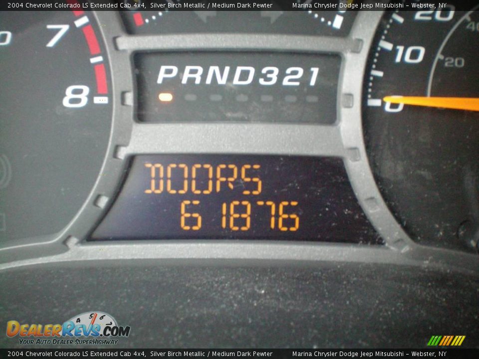 2004 Chevrolet Colorado LS Extended Cab 4x4 Silver Birch Metallic / Medium Dark Pewter Photo #22