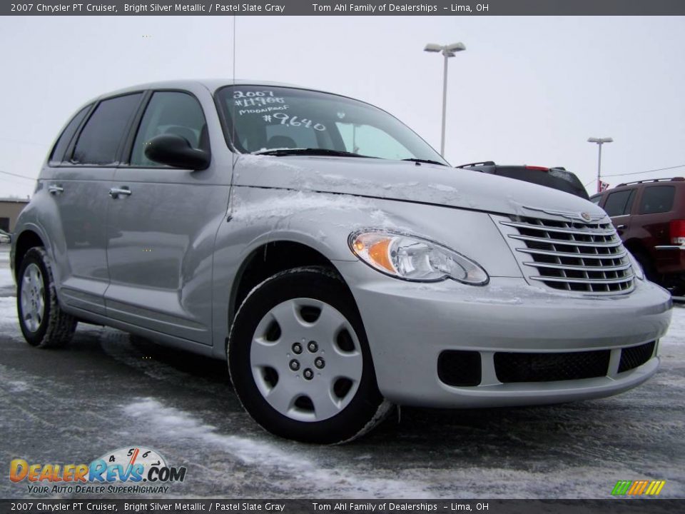 2007 Chrysler PT Cruiser Bright Silver Metallic / Pastel Slate Gray Photo #1