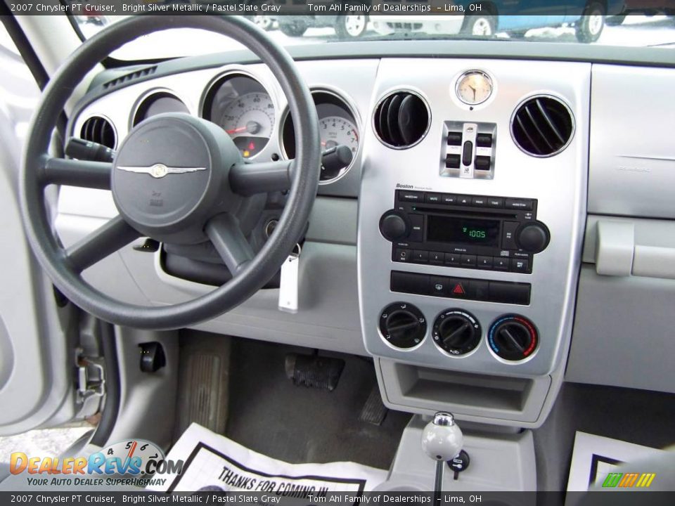 2007 Chrysler PT Cruiser Bright Silver Metallic / Pastel Slate Gray Photo #12