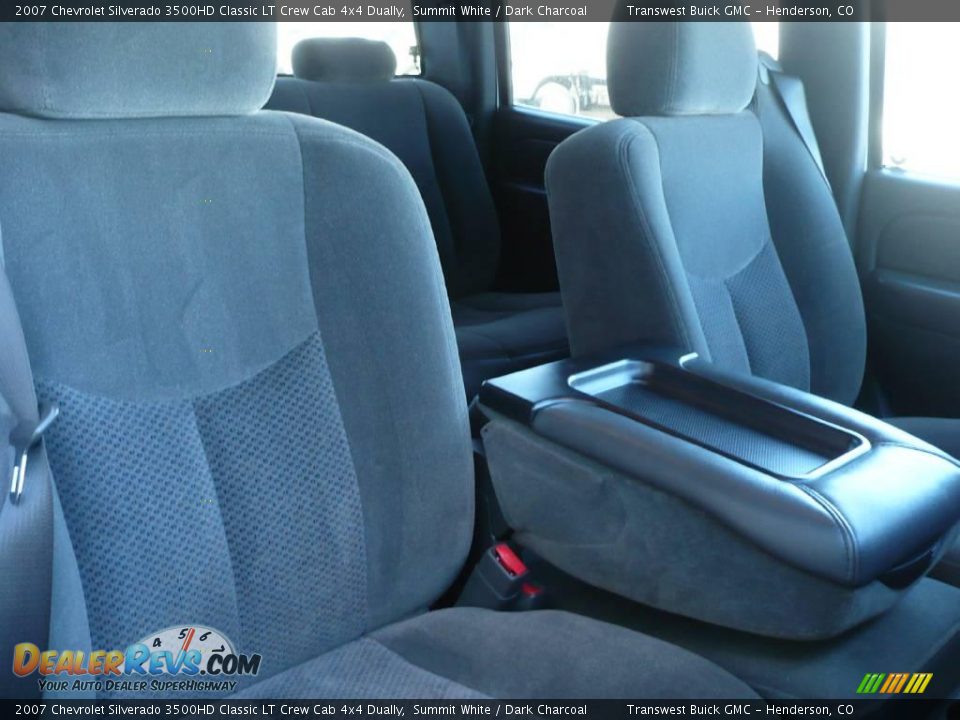 2007 Chevrolet Silverado 3500HD Classic LT Crew Cab 4x4 Dually Summit White / Dark Charcoal Photo #14