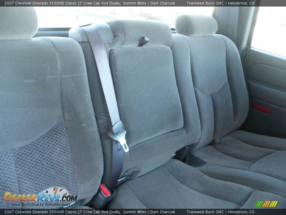 2007 Chevrolet Silverado 3500HD Classic LT Crew Cab 4x4 Dually Summit White / Dark Charcoal Photo #15