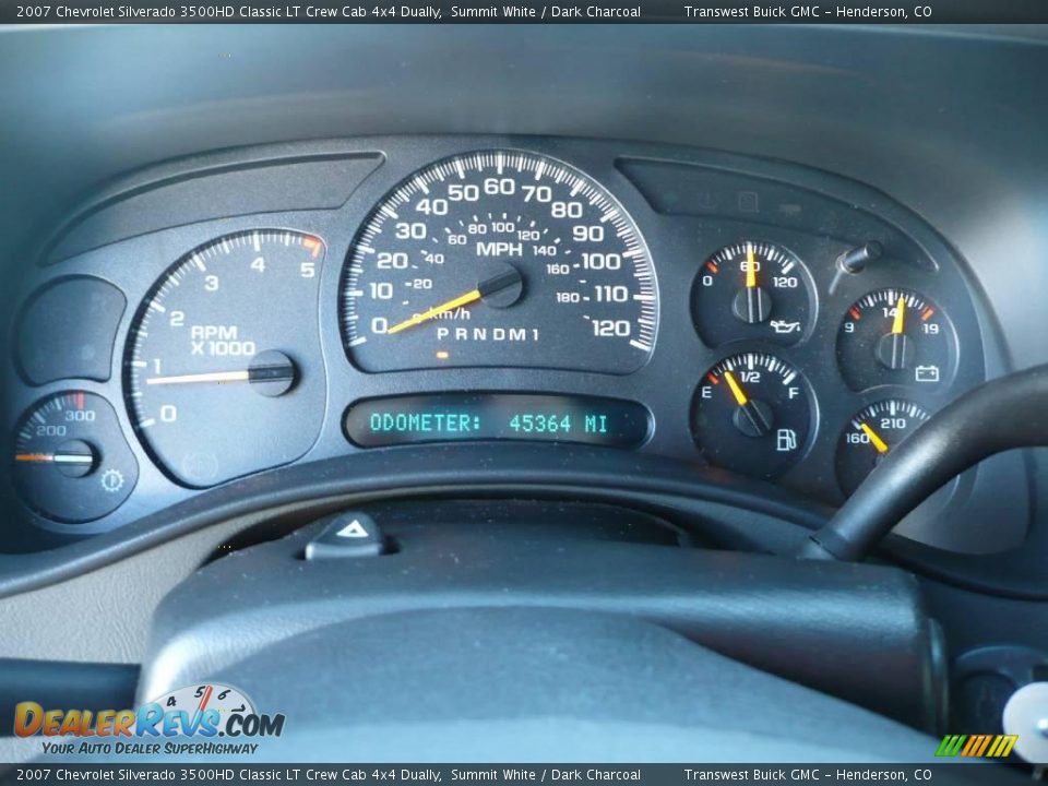 2007 Chevrolet Silverado 3500HD Classic LT Crew Cab 4x4 Dually Summit White / Dark Charcoal Photo #16