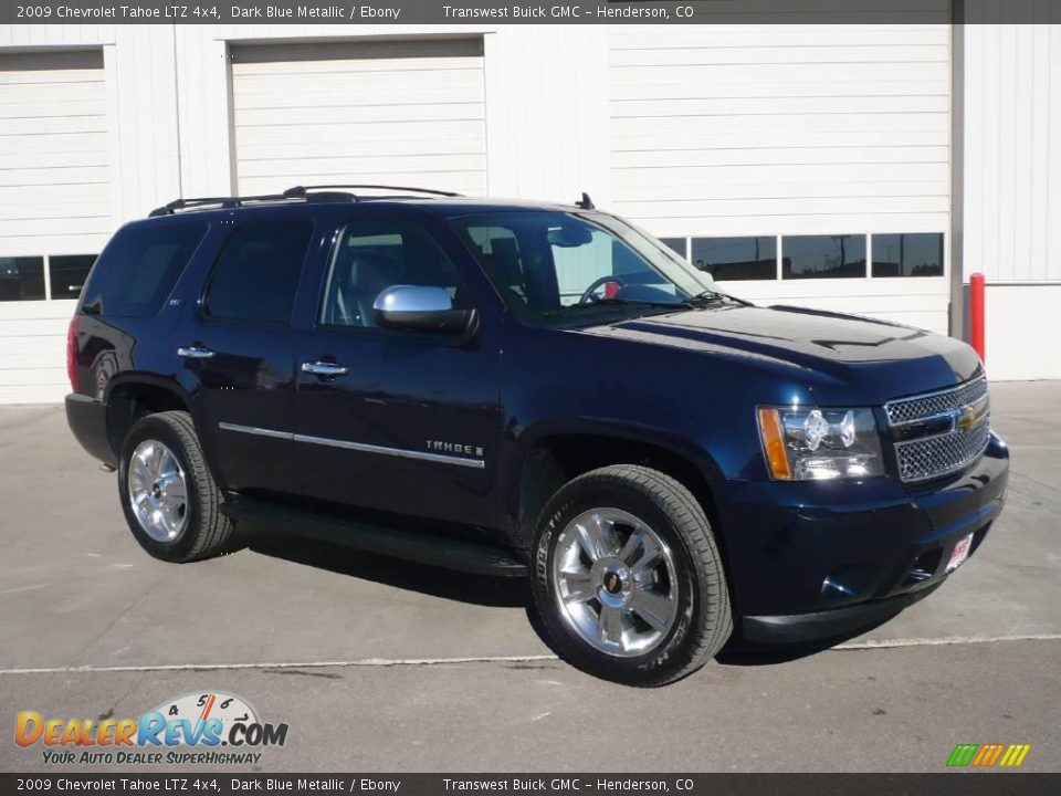 2009 Chevrolet Tahoe LTZ 4x4 Dark Blue Metallic / Ebony Photo #1