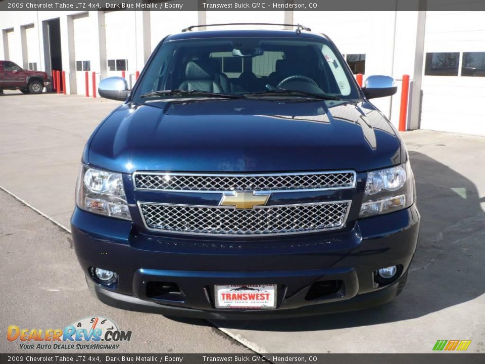 2009 Chevrolet Tahoe LTZ 4x4 Dark Blue Metallic / Ebony Photo #2