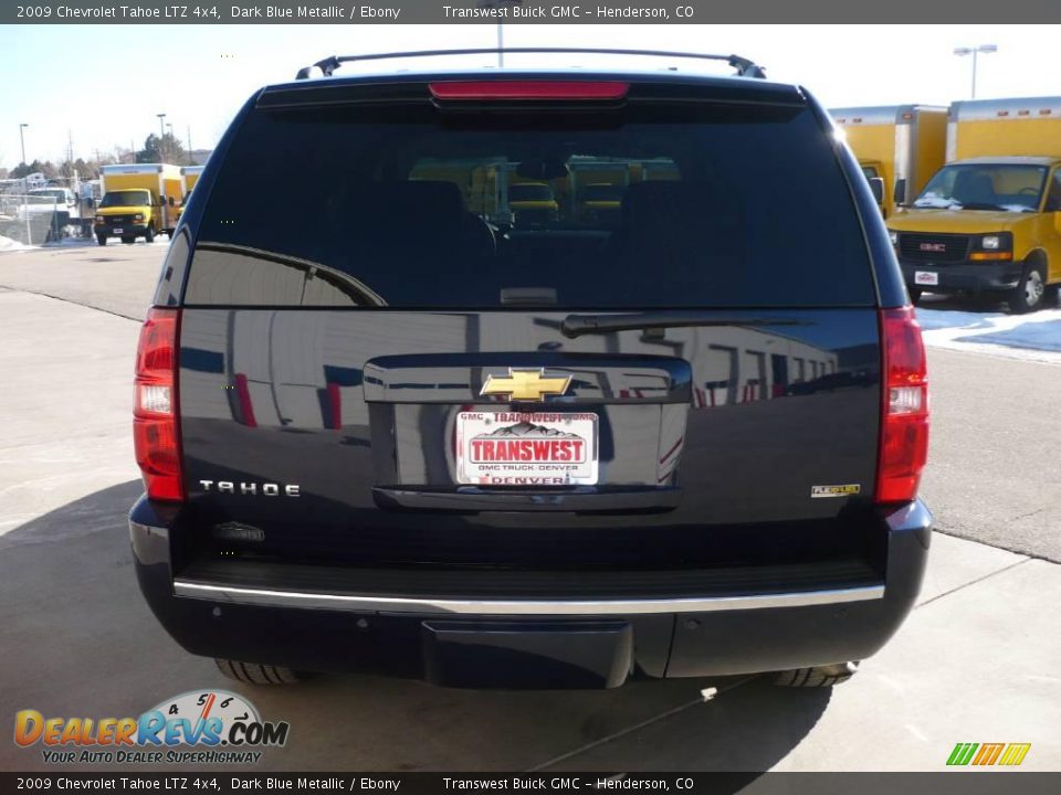 2009 Chevrolet Tahoe LTZ 4x4 Dark Blue Metallic / Ebony Photo #5
