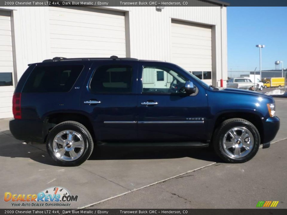 2009 Chevrolet Tahoe LTZ 4x4 Dark Blue Metallic / Ebony Photo #6