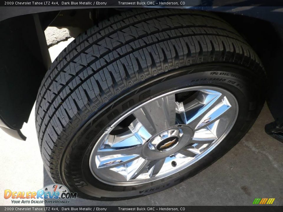 2009 Chevrolet Tahoe LTZ 4x4 Dark Blue Metallic / Ebony Photo #7