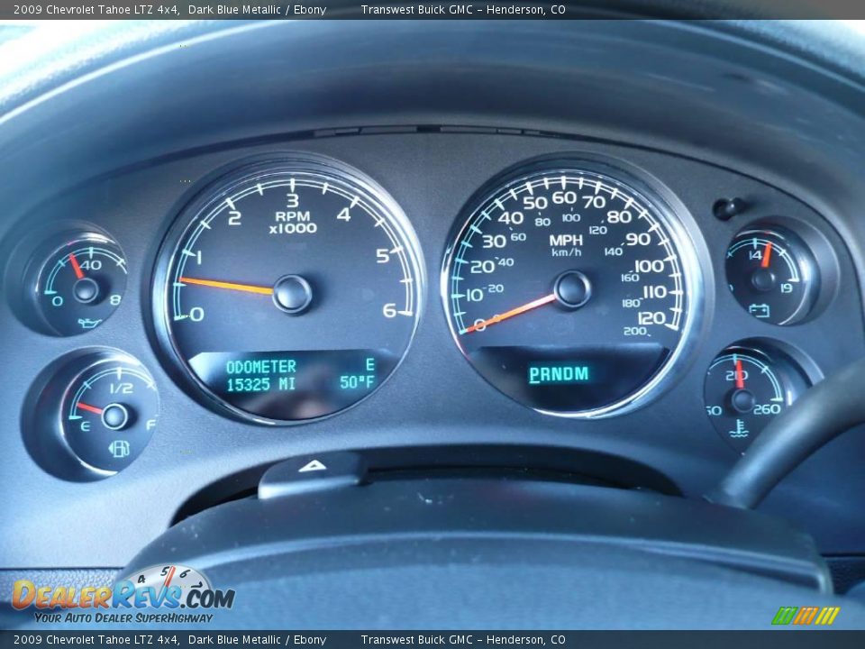 2009 Chevrolet Tahoe LTZ 4x4 Dark Blue Metallic / Ebony Photo #24