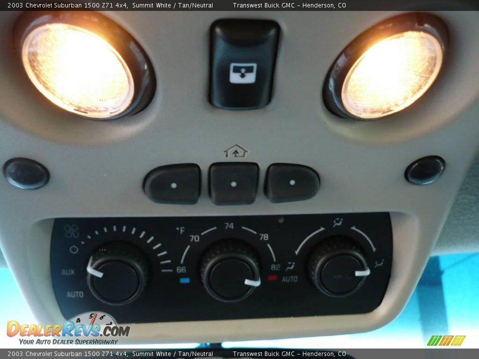 2003 Chevrolet Suburban 1500 Z71 4x4 Summit White / Tan/Neutral Photo #12
