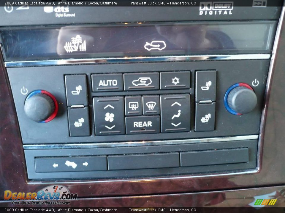 2009 Cadillac Escalade AWD White Diamond / Cocoa/Cashmere Photo #14