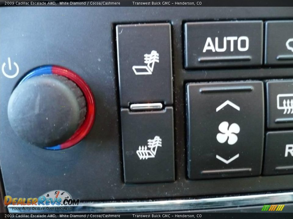 2009 Cadillac Escalade AWD White Diamond / Cocoa/Cashmere Photo #15